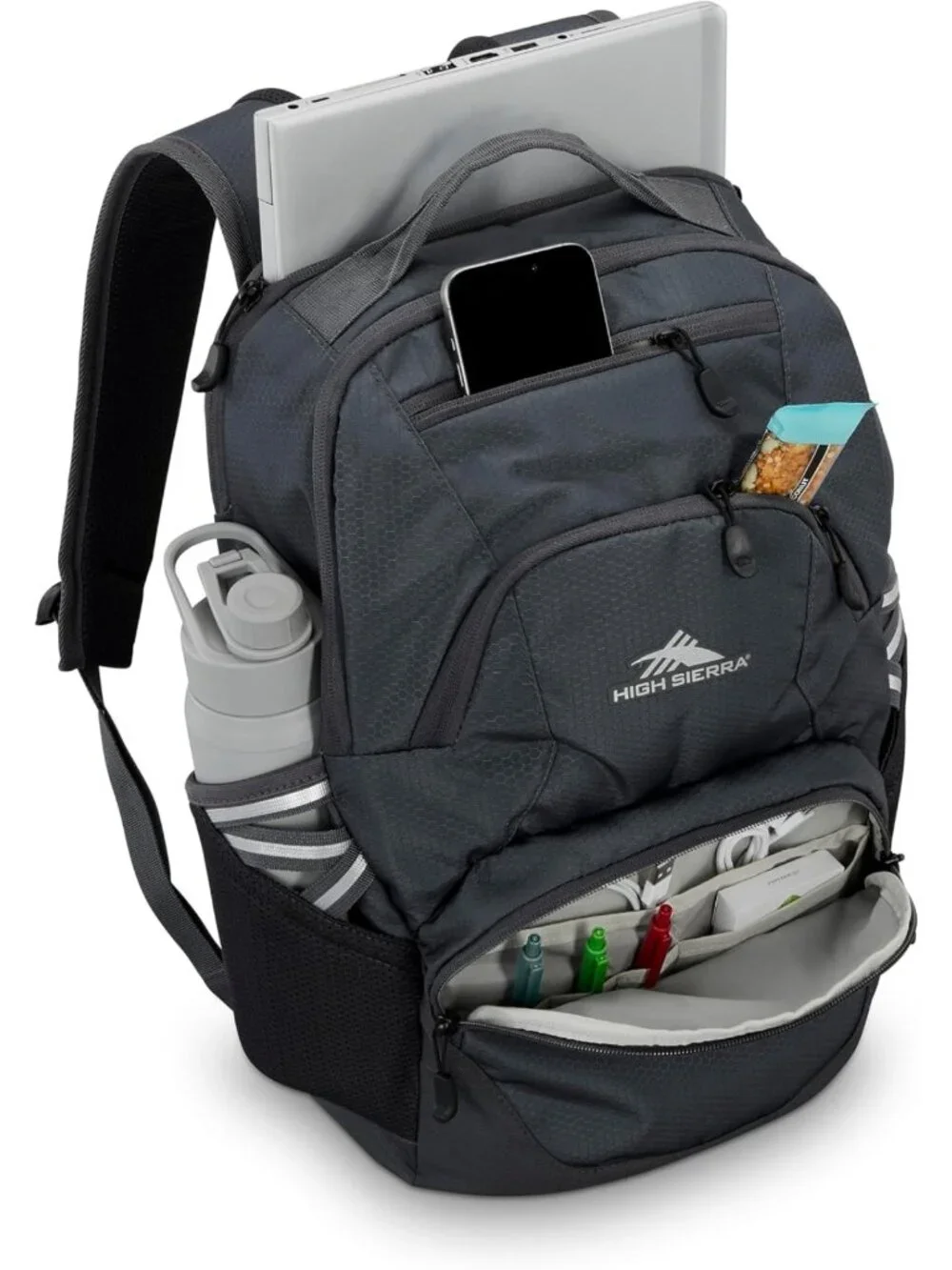 Versatile Travel Laptop Backpack with Drop Protection Pocket & Tablet Sleeve